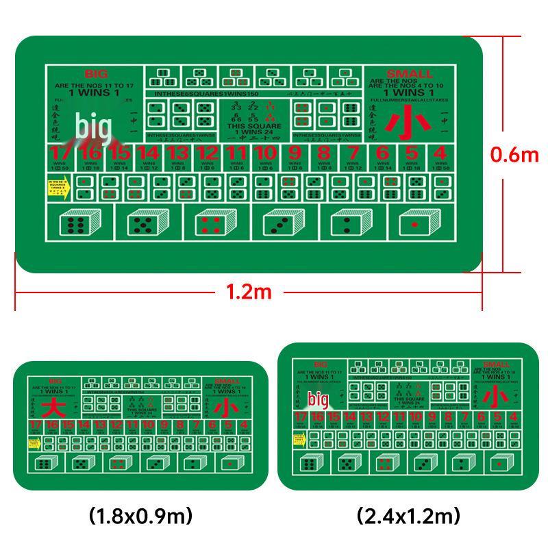 Популярный нескользящий резиновый коврик для стола и коврик для мыши для Техасского Холдема Гуаньдана
