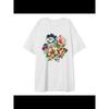 Western Style Fashion Casual Loose Print Short sleeve T-shirt Top Printed Cotton T-shirt Top