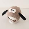 Infants and toddlers autumn and winter cute baby ear protector pullover hat warm plush hat men and women thickened baby hat funny