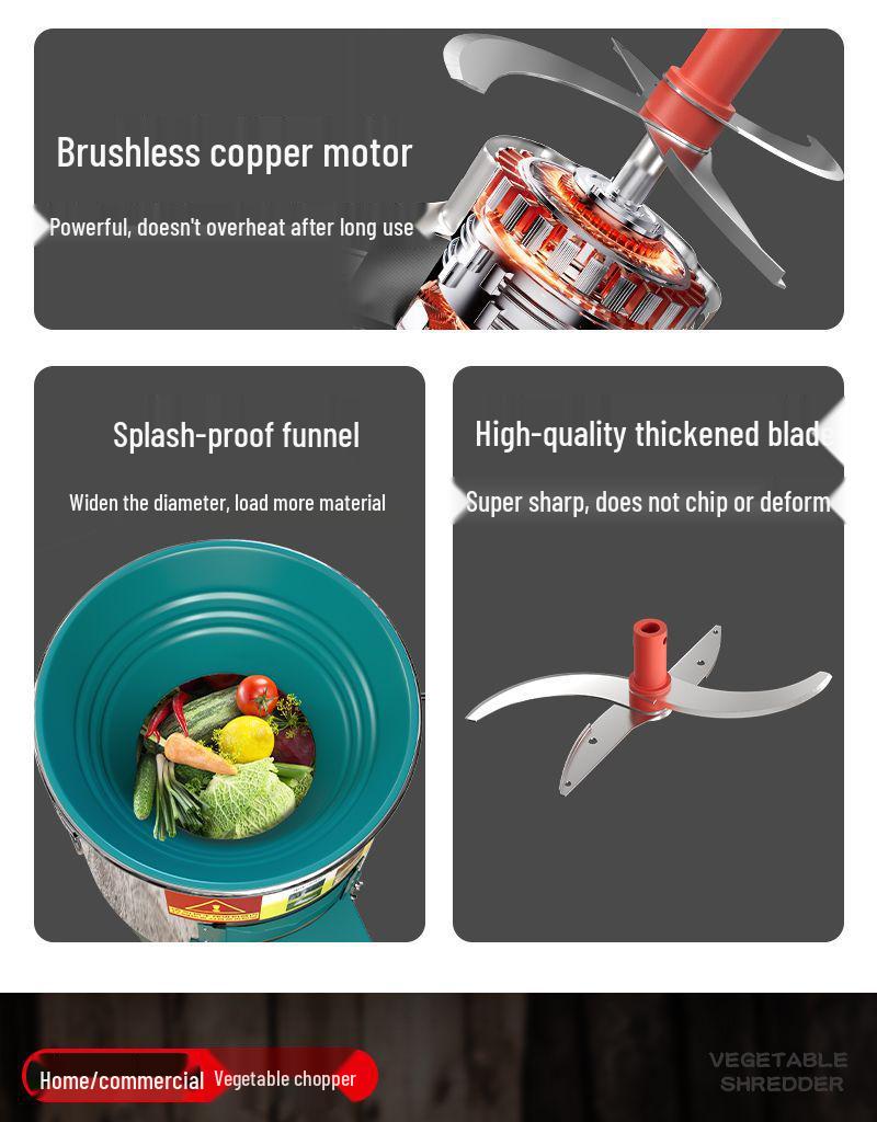 Многофункциональный электрический измельчитель и мясорубка для овощей для птицеводства и аквакультуры