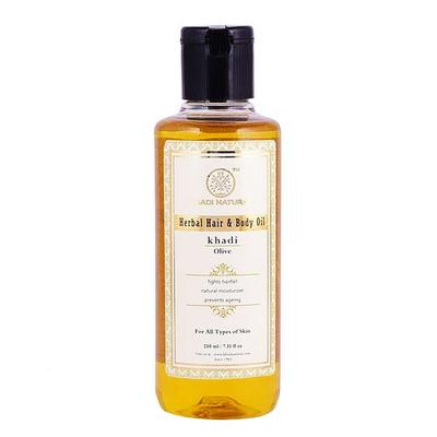 Натуральное масло Оливы: для ухода за волосами и телом (210 мл), Herbal Hair & Body Olive Oil,