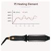 Mini Curling Iron Ceramic Tourmaline Ionic Hair Curler Electric Hot Brush Anti-Scald Curling Wand Portable Travel Hair Brush