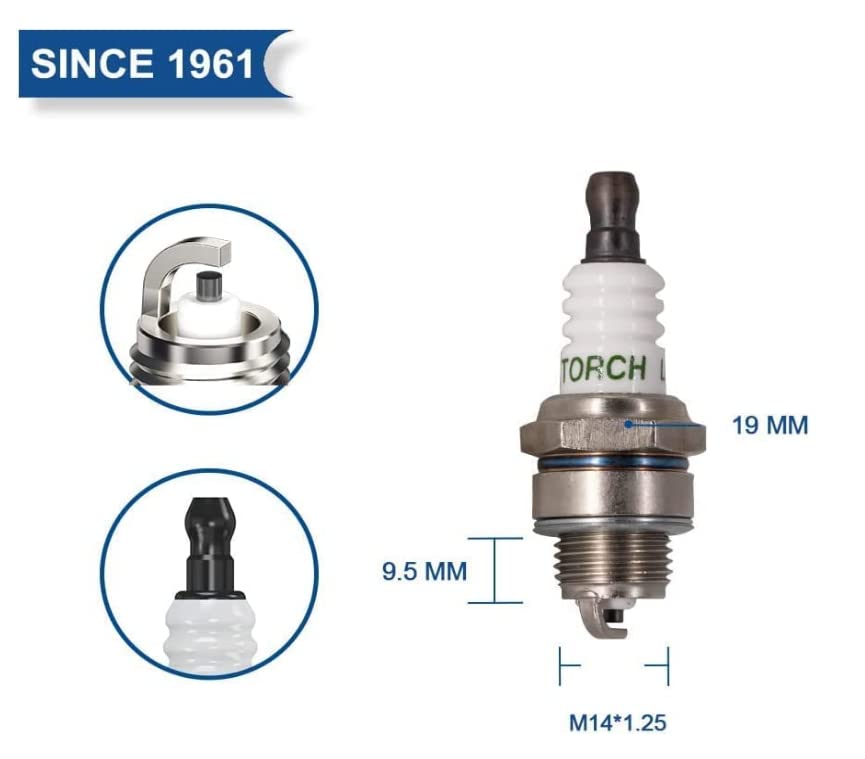 2 шт. TORCH L8RTC Заменить свечу зажигания NGK [2218] BPMR8Y BPM8Y, свечу зажигания Champion RCJ6Y, свечу зажигания KAWASAKI 920702115, OEM