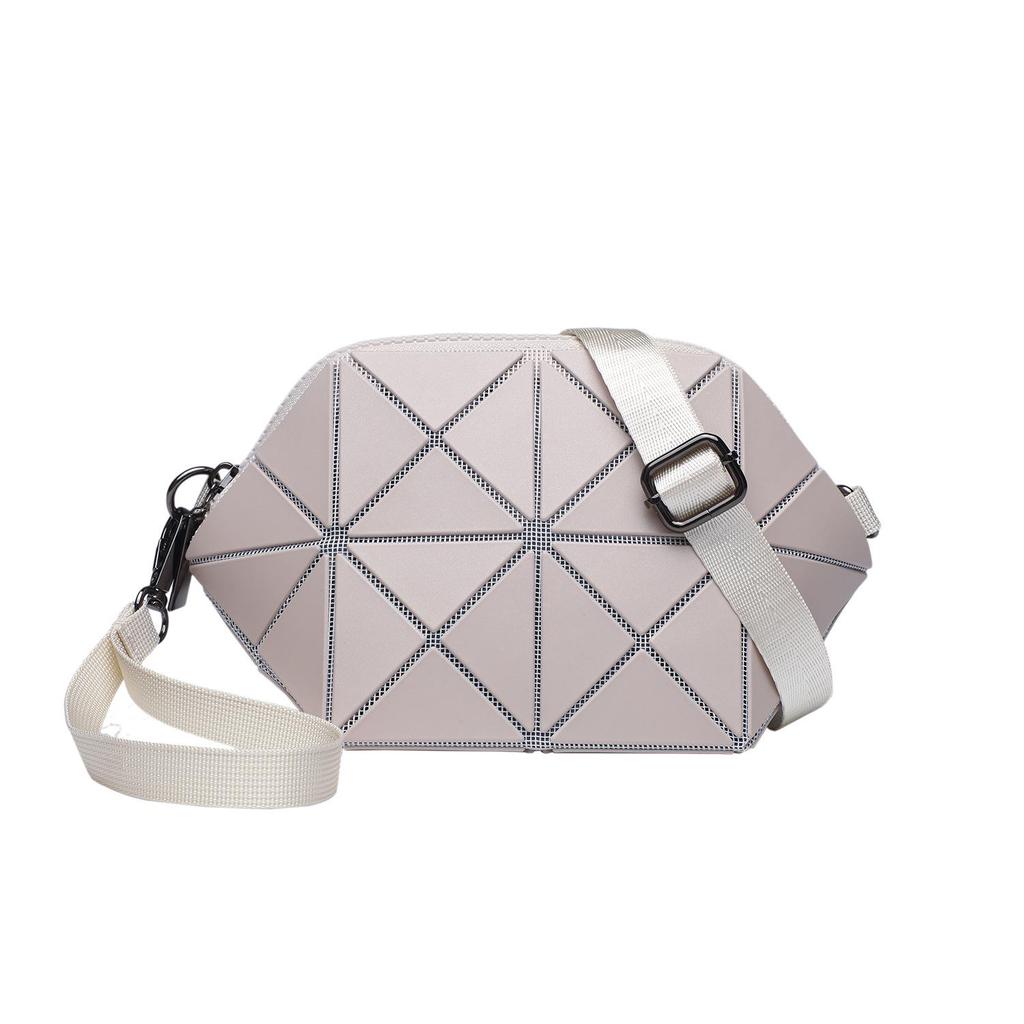 2025 Геометрическая ромбовидная сумка кроссбоди-ракушка с кошельком для монет