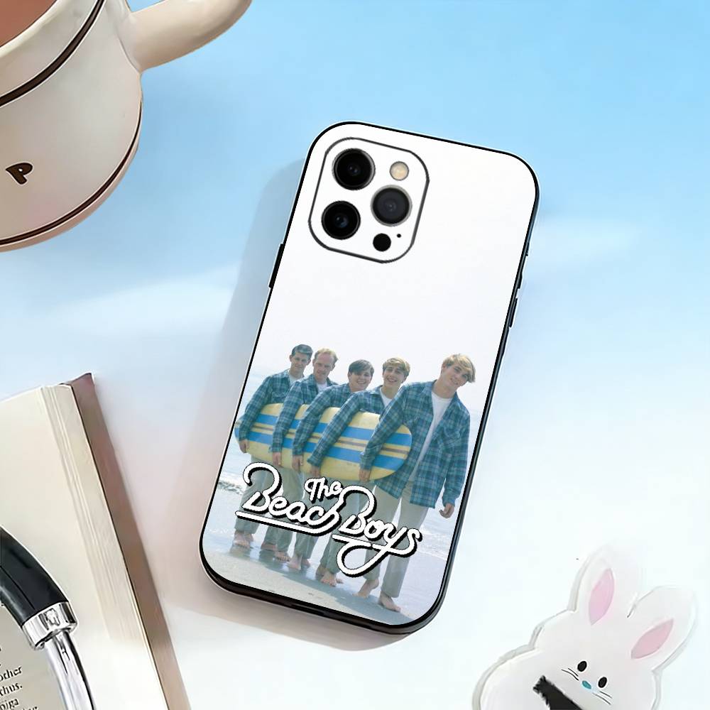 Чехол для телефона B-Beach Boys для iPhone 17, 16, 15, 14, 13, 12, 11 Plus, Pro Max, Другие Мягкий Черный Чехол