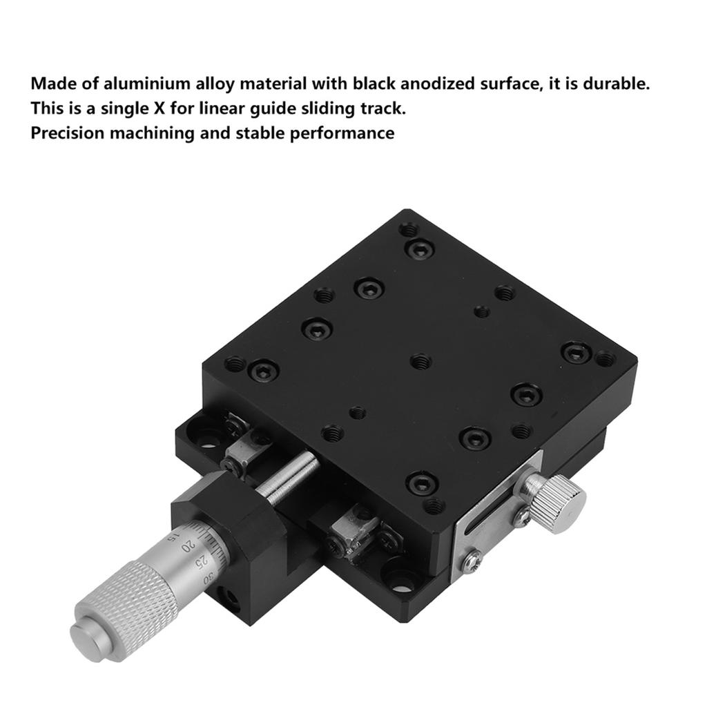 X Micrometer Manual FinE Tuning Cross Roller Precision Linear Stages 60*60mm