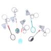 Брелок для ключей бадминтонный Крутой Роскошный Пластиковый Брелок Брелок для ключей автомобиля Брелок-цепочка Подвеска для рюкзака Для энтузиастов Подарок