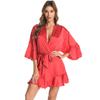 Женский носимый халат новый халат утренний халат домашняя одежда халат из ледяного шелка атлас ночные рубашки