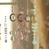 1pc Crystal Home Bedrooms Balcony Suncatcher And Moon Decor Pendant Home Wind Chime Pendant Outdoor Garden Plant Decoration