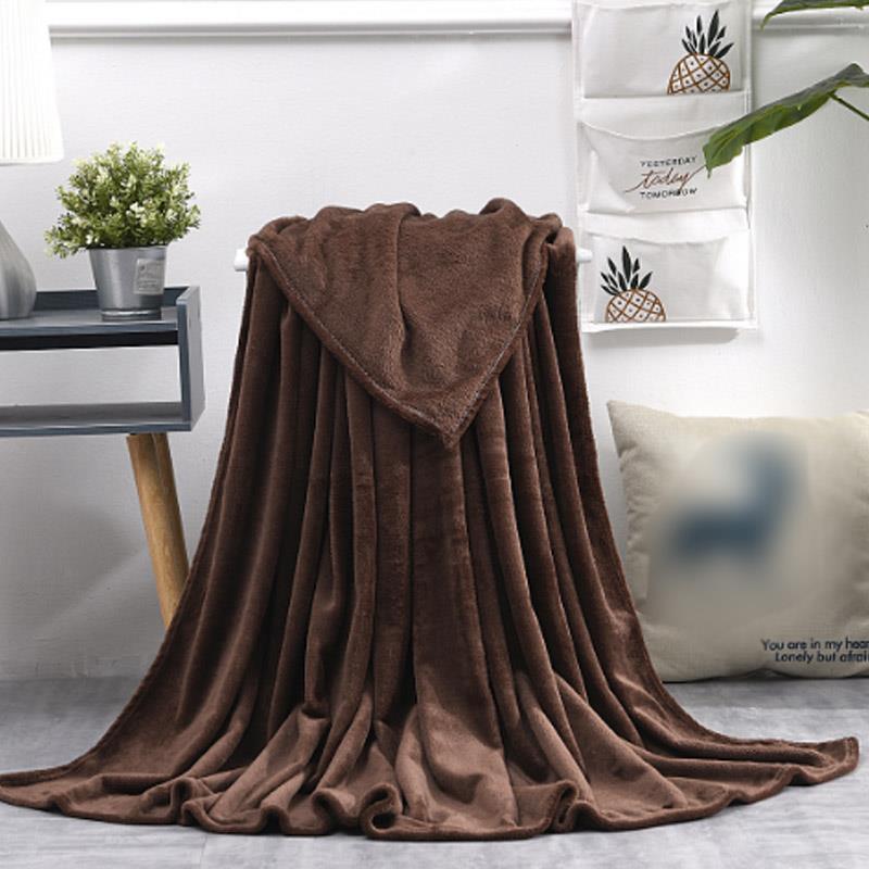Теплое покрывало для зимнего дивана, фланелевые одеяла, одеяло из кораллового флиса, механическая стирка, плед, тонкая простыня