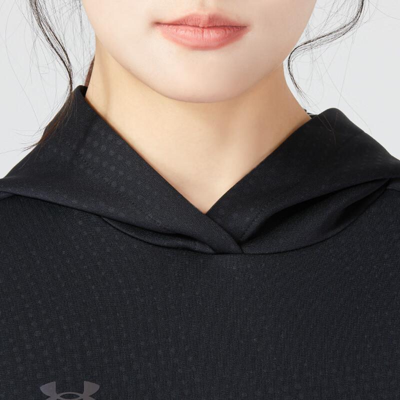 Under Armour Однотонная спортивная толстовка с капюшоном для женщин, черный цвет 22600306-001