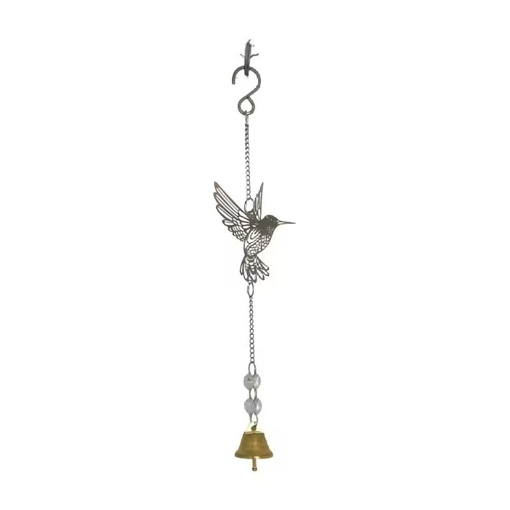 Zinc Zinc Alloy Bird Suncatcher Hanging Animal Shape Hummingbird Wall Ornament Outdoor Garden