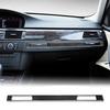 Декоративная накладка на панель интерьера из углеродного волокна для BMW 3 серии E90 E92 E93 2005-2012, Декорация панели подстаканника для второго пилота