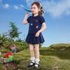 ASK JUNIOR Комплект: Футболка с воротником-стойкой для девочки и юбка-бутон