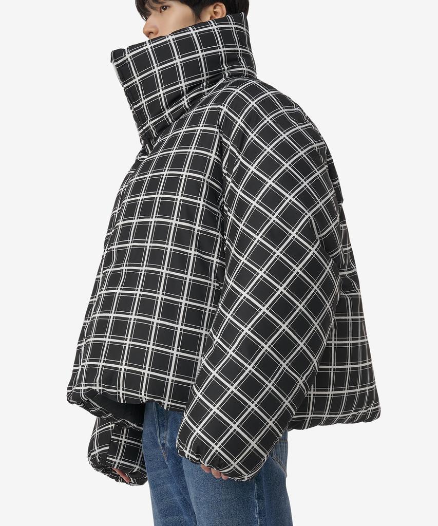Marni Oversized Check Down Jacket - Black / Pimu0030Y0Utn909Bcn99