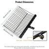 Heavy Duty Garden Leaf Rake Cleaning Stable Manure Rake Garden Rake Tool Iron Fork Rake  Livestock