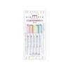 Zebra Fluorescent Pen Mild Liner 5Color Set Natural Mild Lightly Fluorescent  Gentle Mild