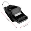 Outdoor Sports Portable Referee Safety Whistle Football Basketball with Lanyard (Black)