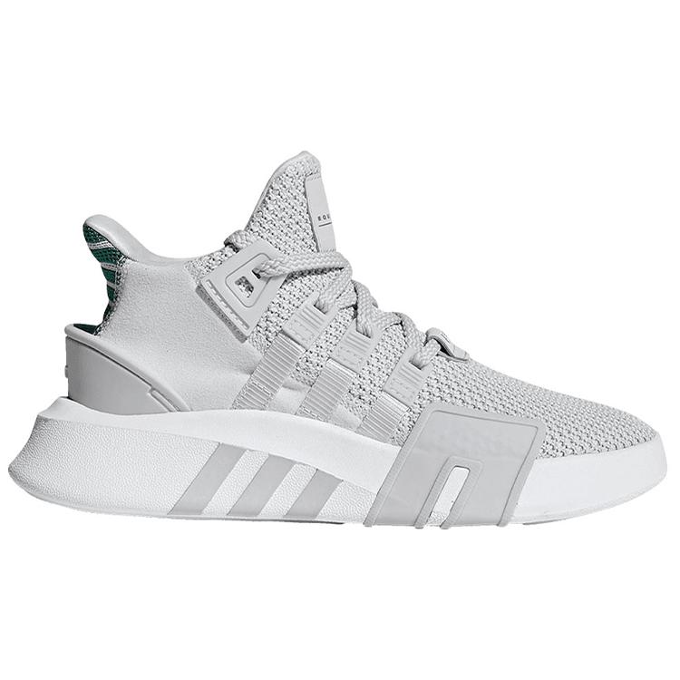 adidas Оригиналы Eqt Bask Adv J Амортизация Устойчивость к истиранию Баланс Средняя высота Детская повседневная обувь Серый Зеленый Подростки CQ2362
