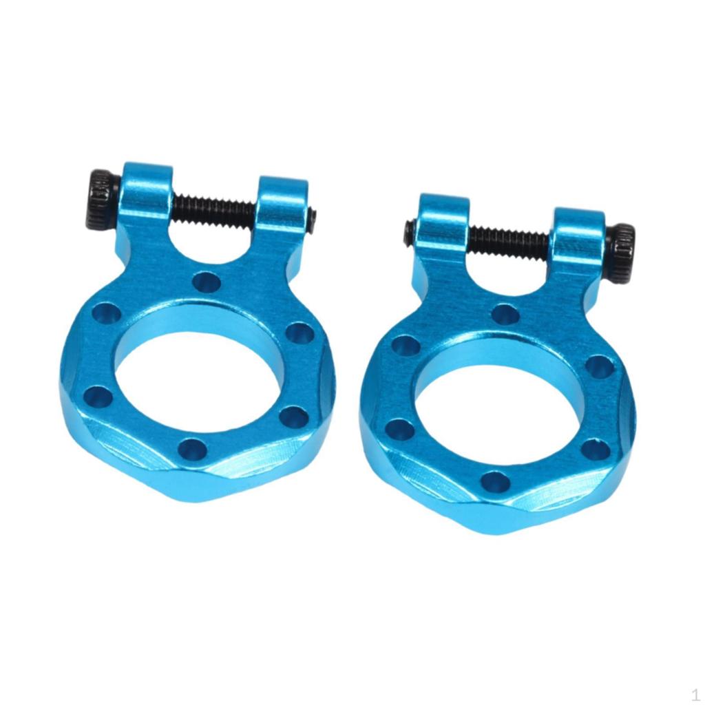 2 Pieces Aluminum Alloy Tow Hook for 1/10 Scale Crawler Truck RC Accessory