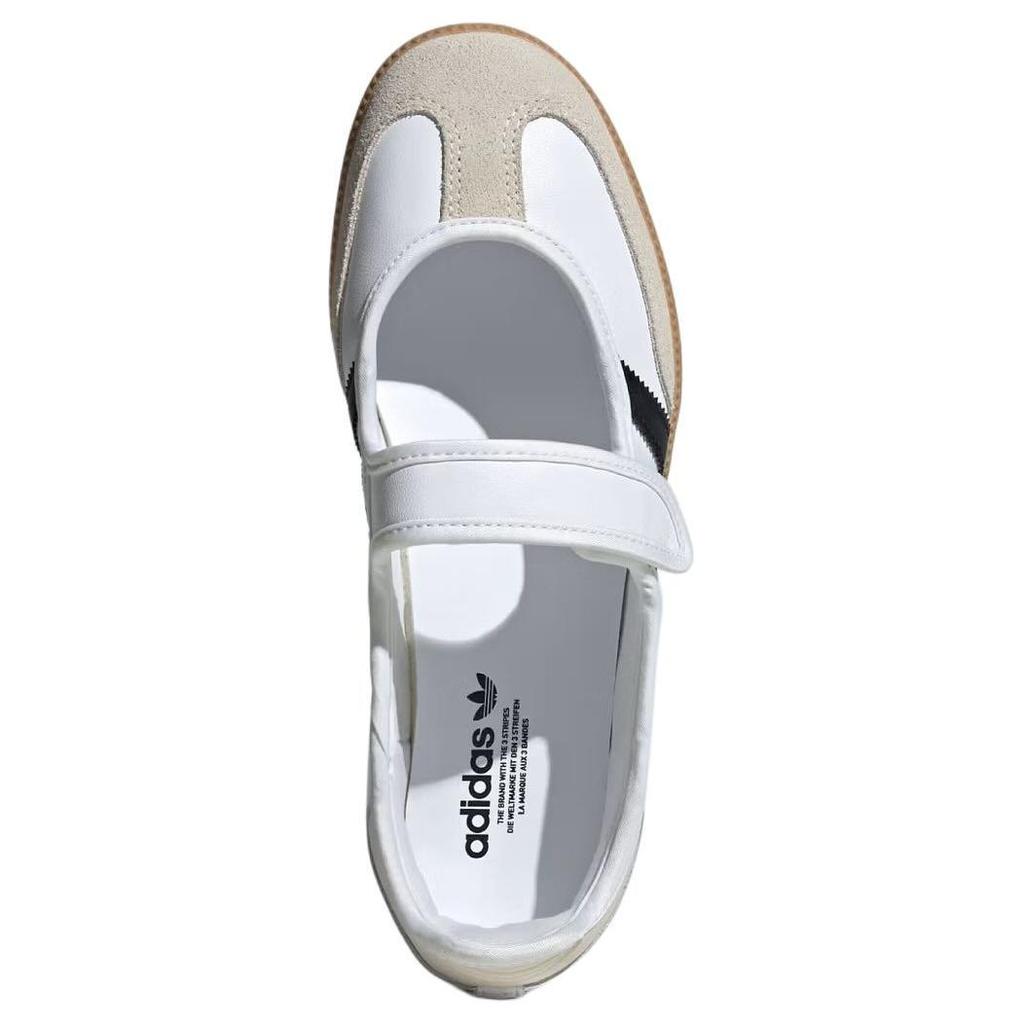 Adidas Samba Jane White Black Gum Women Sneakers Footwear-White Alumina Core-Black JR1402