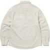 Thisisneverthat FW24 Half Zip Shirt With Front Pocket Unisex Shirts Ivory TN243WSHTL04IVR