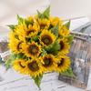 Artificial Flower Sunflowers Lifelike Realistic Low-maintenance Non-fading Easy-care Artificial Flowers