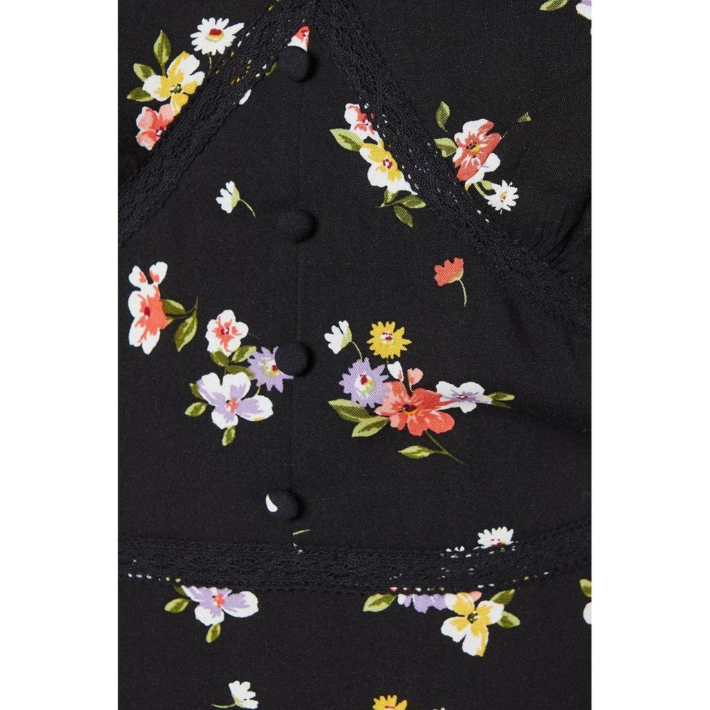 Женское/женское мини-платье Dorothy Perkins с цветочной кружевной отделкой