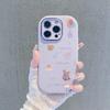 Металлический чехол для телефона с изображением медведя с шариком для iPhone 13-17 Pro Max