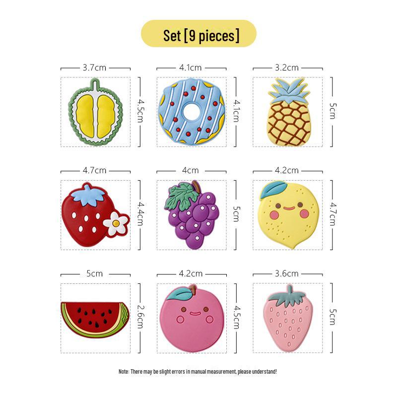 Индивидуальные 3D-магниты на холодильник из мягкого пластика с мультяшным рисунком и креативным дизайном из силикона.