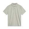 Li Ning Plain Polo Shirt Men Tops Stone-Grey APLT135-4
