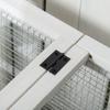 Wooden Rabbit Hutch, Guinea Pig Cage, with Removable Tray, Wheels - Brown