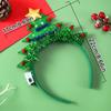 1PC Gift LED Light Headband Christmas Snowflake Lightening Christmas Trees Hair Band New Years