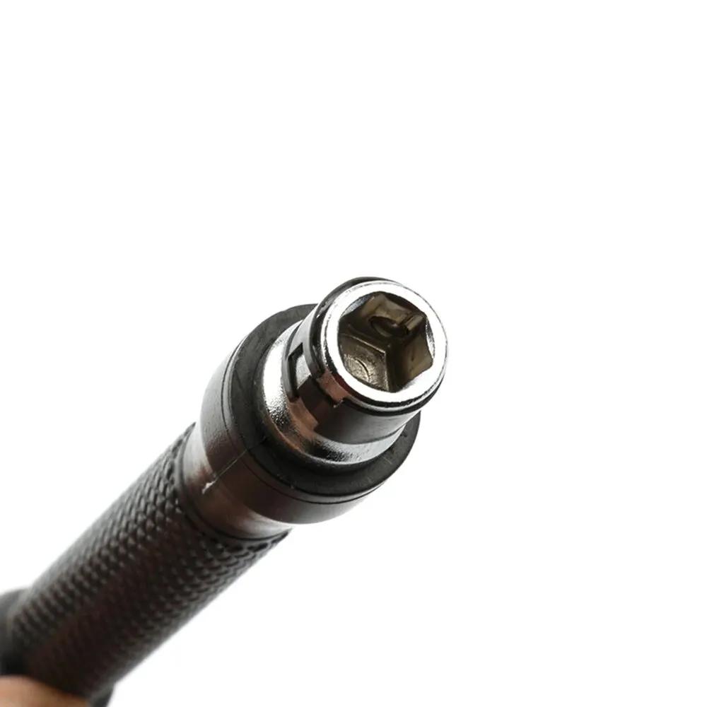 Г-образная шестигранная отвертка 1/4 дюйма, 90 градусов, двойная головка, черная, гаечный ключ 6,35 дюйма, набор из 10 отверток с желтой лентой