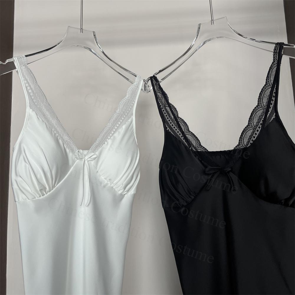 Сексуальный кружевной бант с бантом на бретельках ночная рубашка халат костюм невесты свадебное платье комплект женщин элегантная ночная рубашка весна осень новый кимоно халат