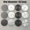 Круглый циферблат часов с текстурой песка 28,5 мм, пустые циферблаты для механизма NH35/ NH36/ NH34, аксессуары для DIY, без/одинарный/двойной календарь