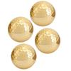 Sparkly Golf High Practice Pack of 4 Electroplated, Gold-Plated Balls, Visibility, Balls,