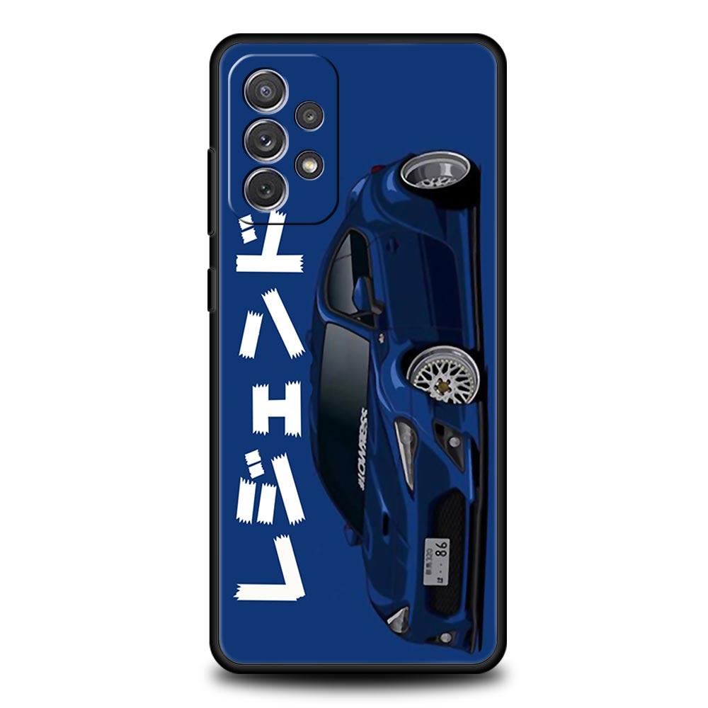 Чехол для телефона JDM Tokyo Drift Sports Car для Samsung A13 A51 A71 A41 A31 A21S A11 A01 A03S A12 A32 A52 A22 A23 A33 A53 A73 5G