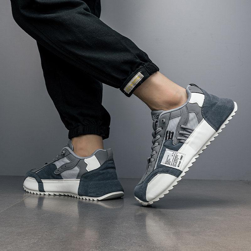Trend Men’s Sneakers British Style Shoes For Men Platform Running Sport Sneakers Male Street Style Vulcanized Shoes Man