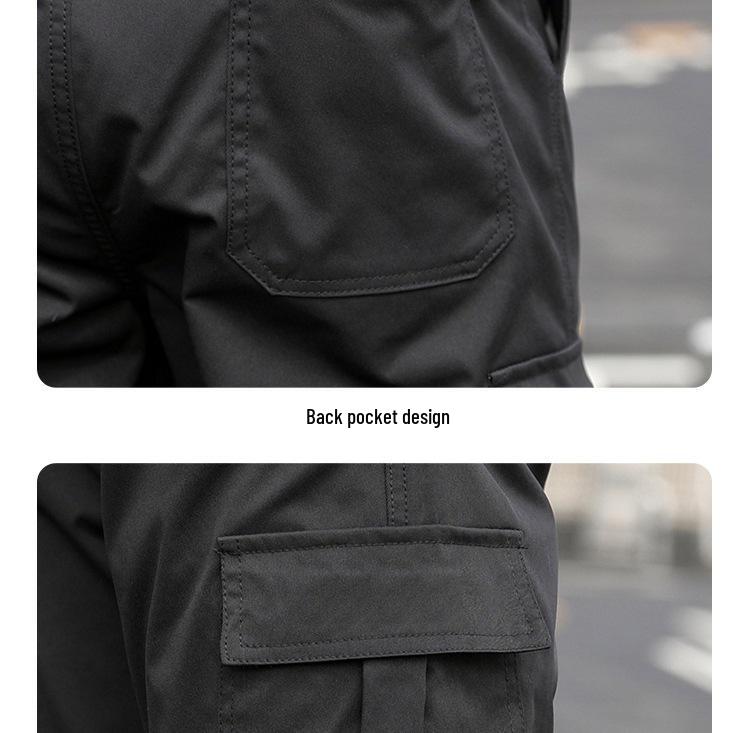 2025 Повседневные брюки карго с кулиской и множеством карманов