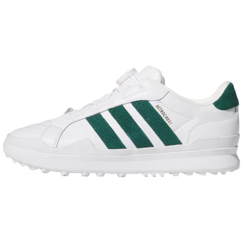 adidas RETROCROSS GRIPMORE Мужские Гольф-Ботинки Бело-Зеленые HP3716