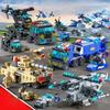 Compatible Lego Building Blocks: Children's Educational Military & Engineering Vehicle Toys