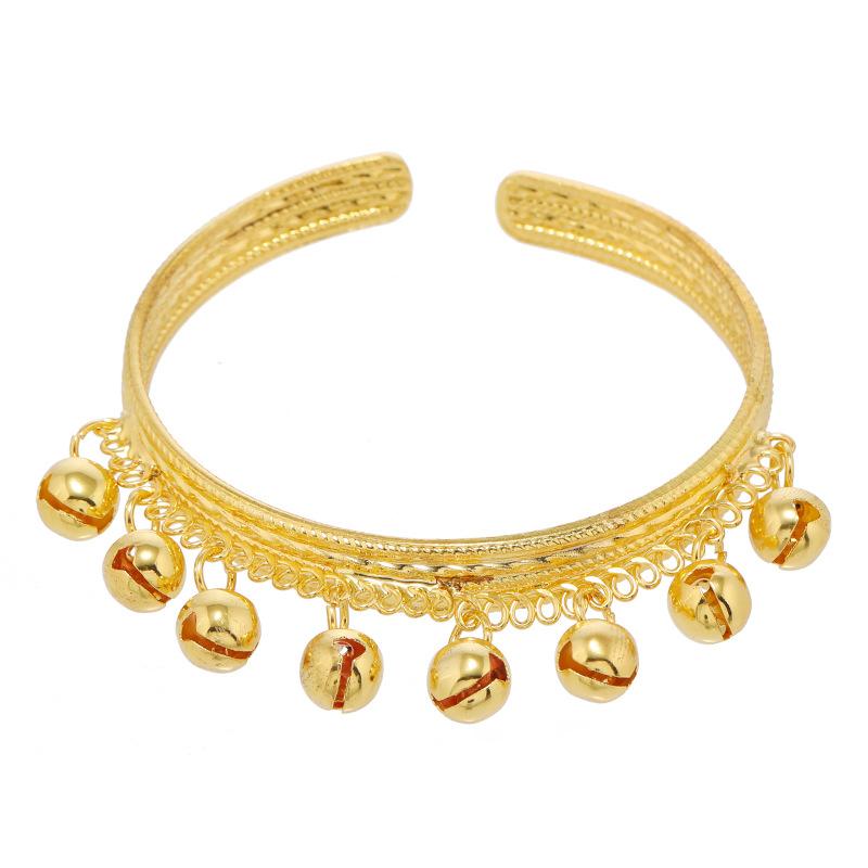 Браслет Dai Yunnan Golden Bell Винтажный Экзотический Богемный Браслет Танцевальный Браслет Аксессуары Женщины