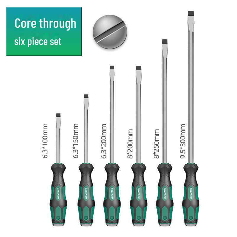 Набор промышленных отверток Green Forest Master с плоской головкой и крестовой головкой