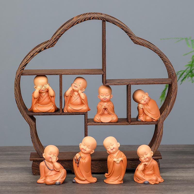 Дзен Хуэйнэн Маленький монах Настольное украшение для домашнего декора