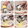 Handheld Rotary Cheese Grater Cheese Hand Grater Kitchen Craft Stainless Steel Cheese Vegetable Grater Shredder With Handle