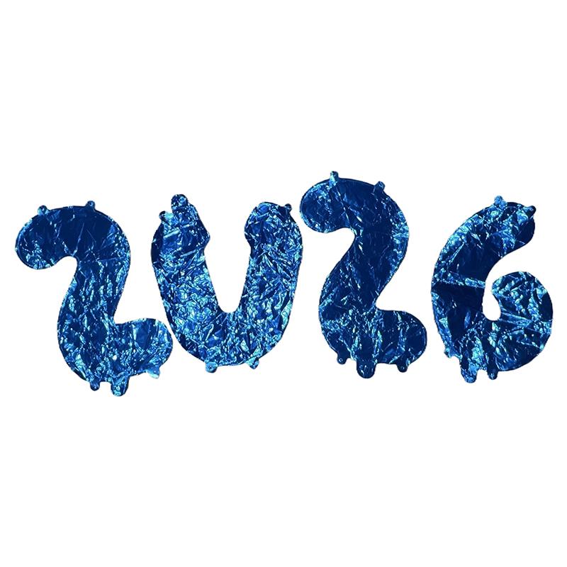 2026 Цифровые фольгированные шары С Новым годом Вечеринка Украшение Реквизит для фотобудки Принадлежности Рождественский домашний декор Navidad 2026