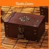 Настольные деревянные антикварные коробки-органайзеры с замком для дома, подарков, украшений