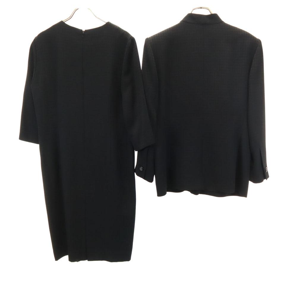 Givenchy 90-е Сделано в Японии Старое Платье с рукавом 7 минут Комплект из 2 предметов 12 Женское Б/У