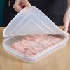 Прозрачный ящик для хранения продуктов с крышкой, полипропиленовый органайзер для морепродуктов, рыбы, холодильника, кухонные принадлежности